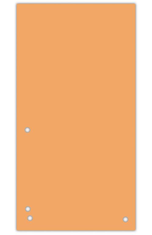 Ločilni listi ozki 235x105mm, oranžni