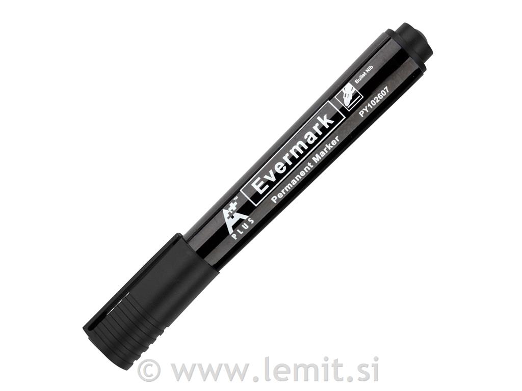 Permanentni marker EVERMARK, okr., črn