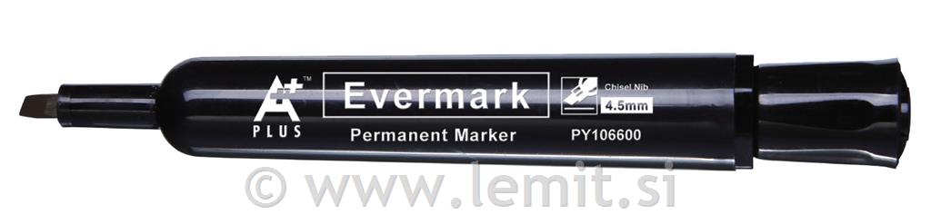 Permanentni marker EVERMARK, rez., črn