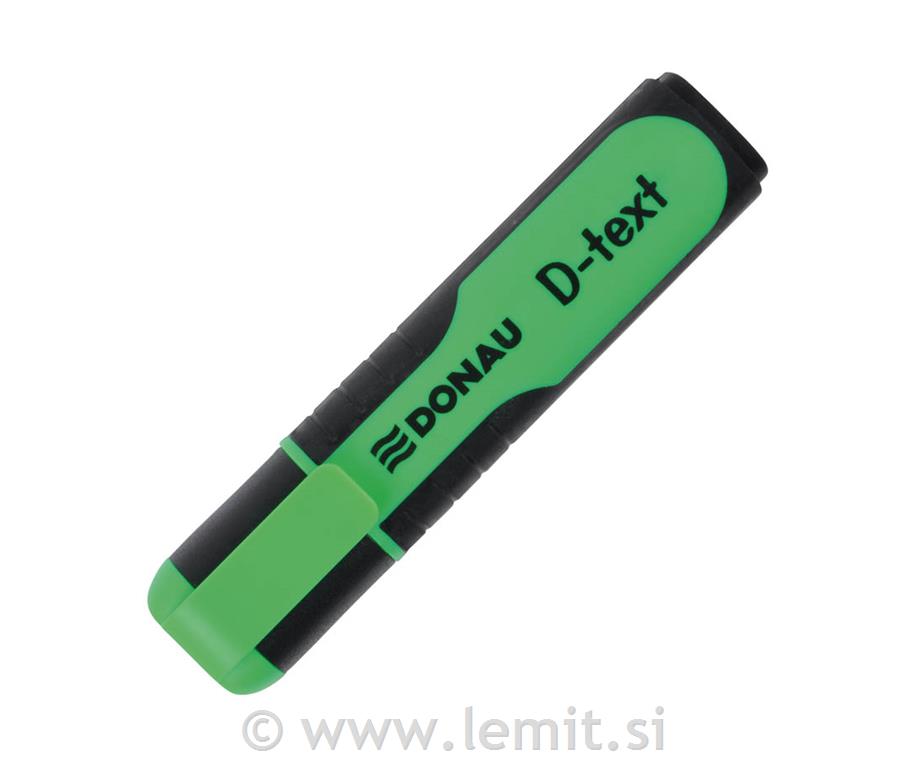 Označevalec teksta D-TEXT, 10kos, zelen