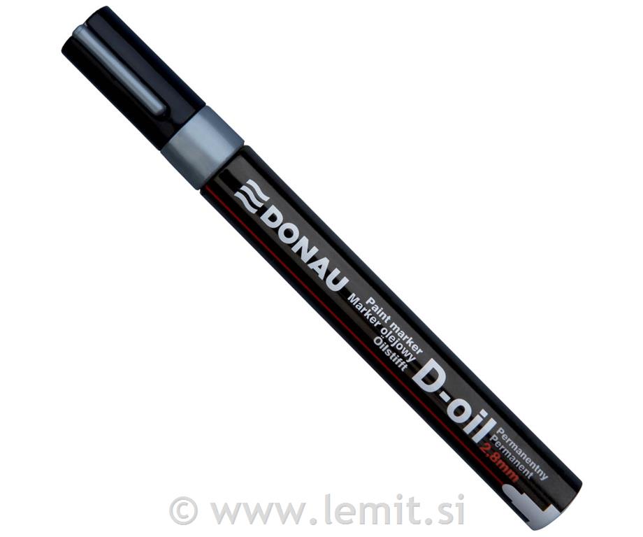 Marker oljni D-oil 2,8mm srebrn