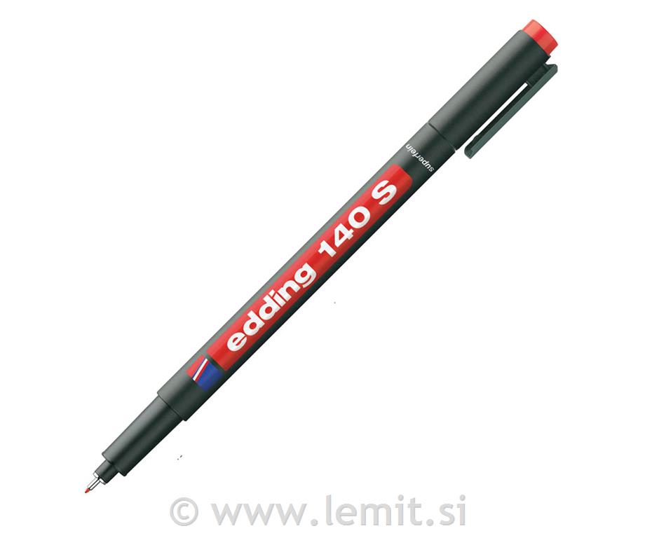 OHP marker E-140, 0,3 mm, 10kos, rdeč