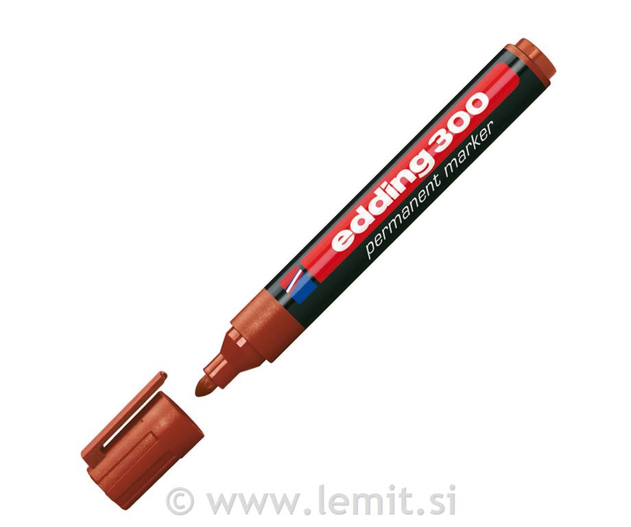 Marker perm. E-300, 10kos, rjav