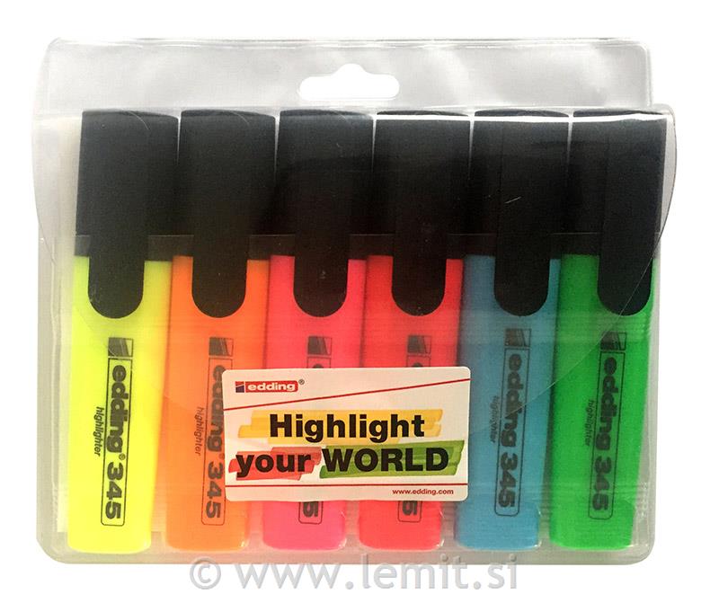 Tekst marker E-345, set 6