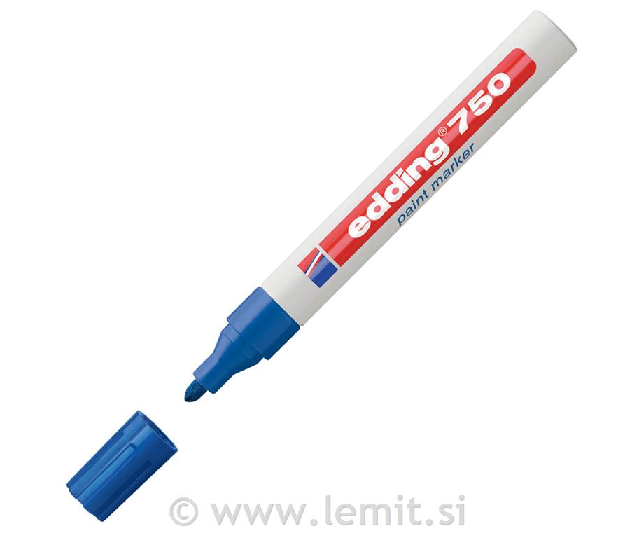 Marker z lakom E-750, 2-4mm, 10kos, mod.