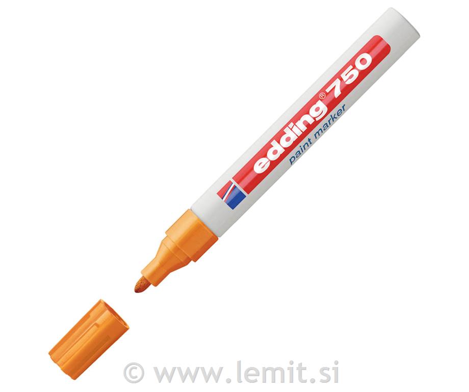 Marker z lakom E-750,2-4mm, 10kos, oran.