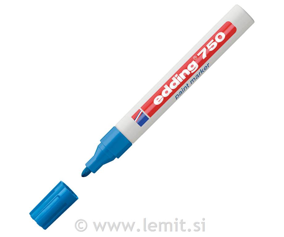 Marker z lakom E-750, 10kos, sv. Moder