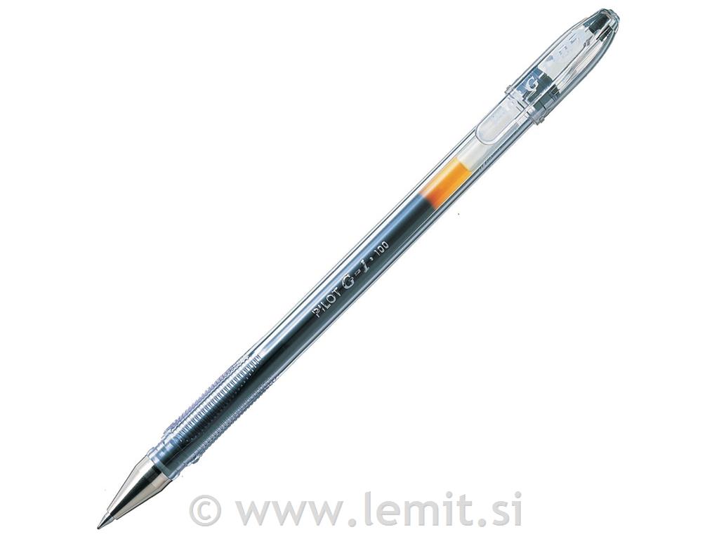 Gel roler G-1 0,5 12kos, črn