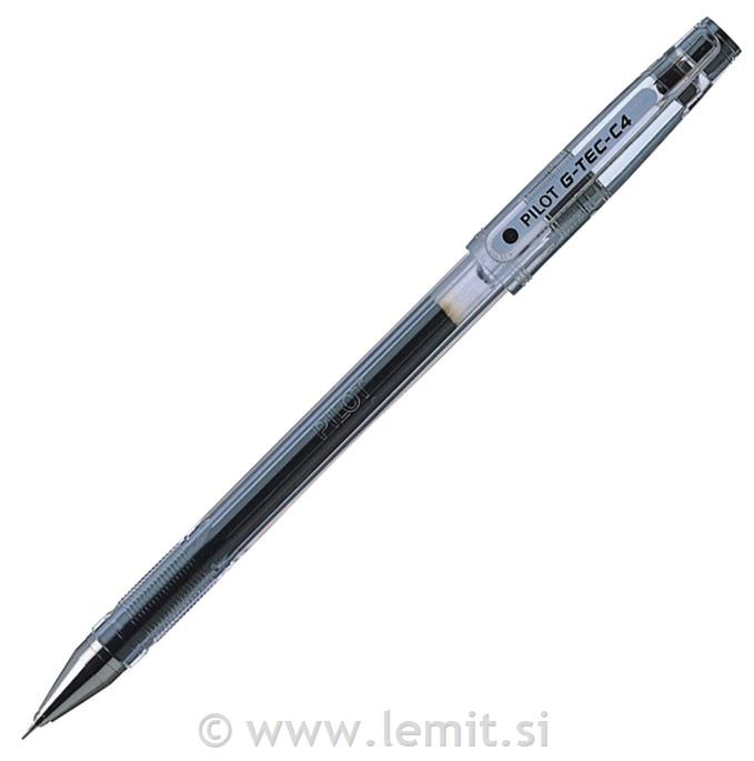 Gel roler G-TEC-C4, 12kos, črn (0,2mm)