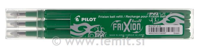 Vložek za FRIXION BALL, sv. zelen, set 3