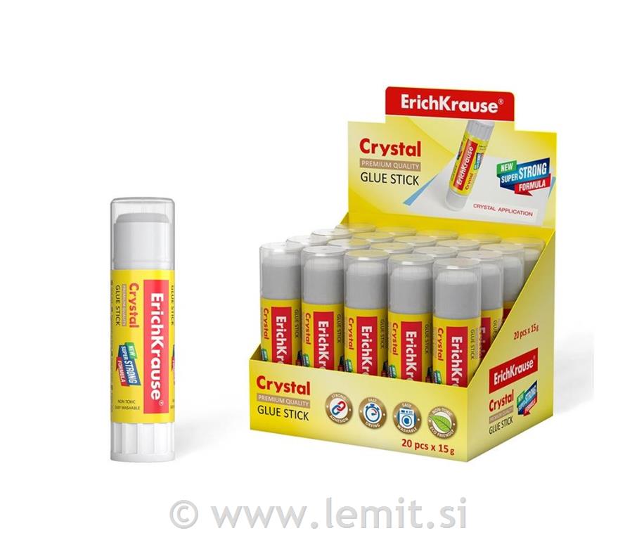 Lepilo v stiku Crystal, 15g, 20 kos