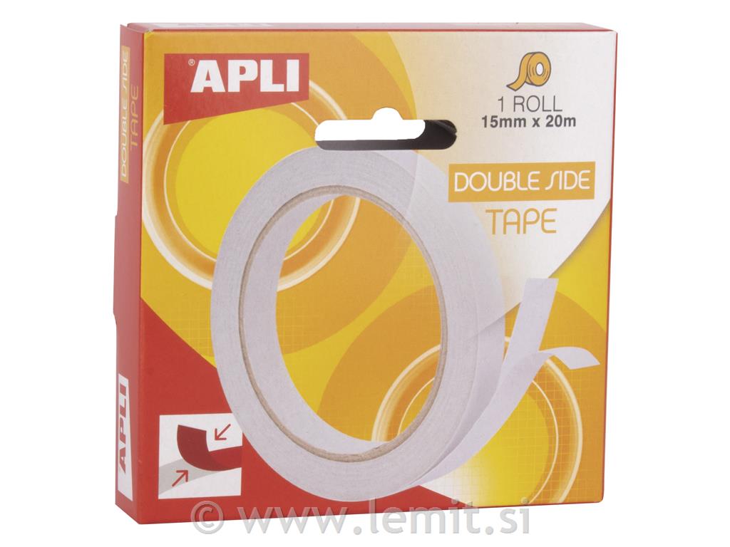 Apli Lepilni trak, dvostranski, prozoren