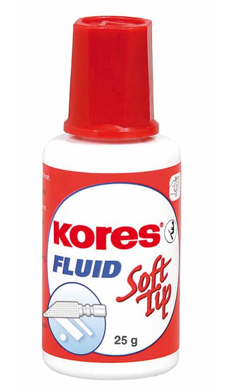 Korekturna tekoč. z gobico, 20 ml, 10kos