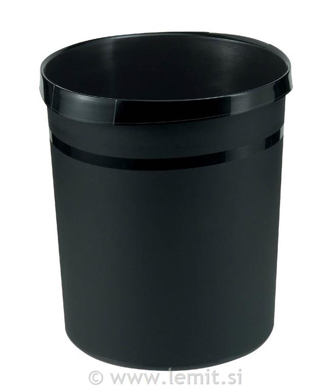 Koš za smeti GRIP, črn