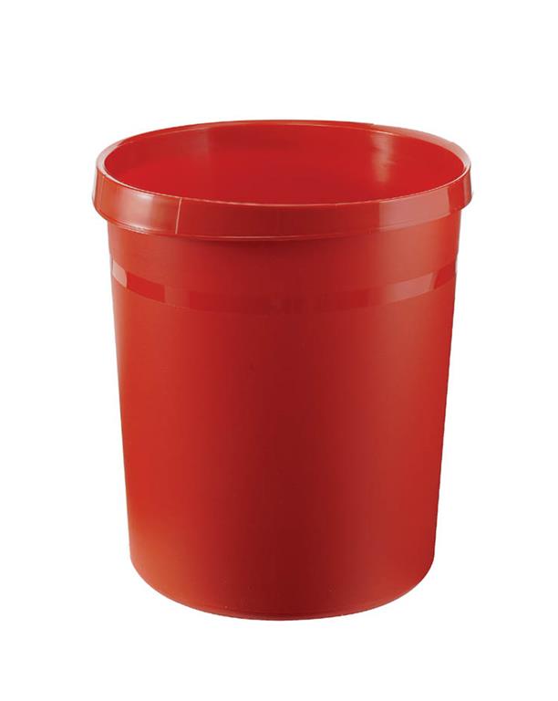 Koš za smeti GRIP, rdeč