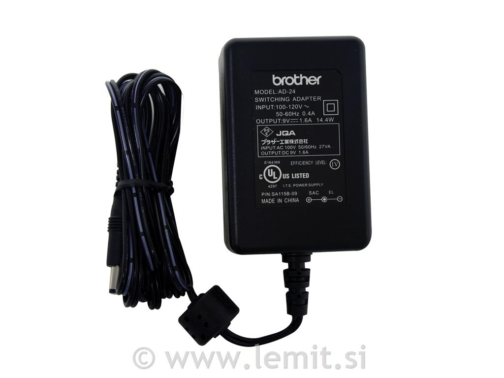 Adapter AD-24, 9V/1,6A