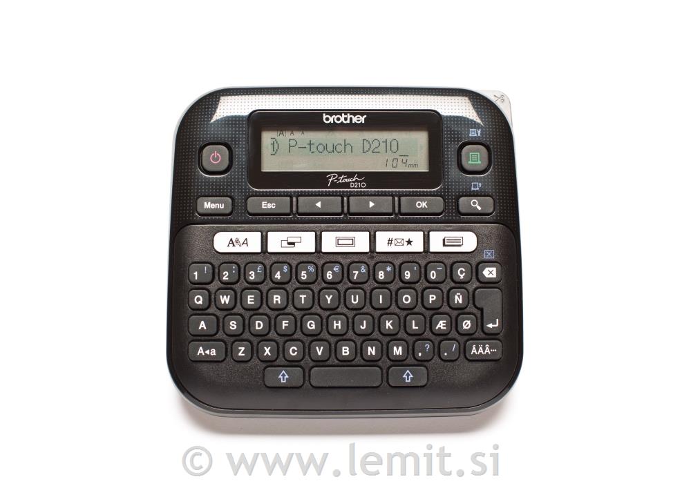 PT D210, tiskalnik nalepk