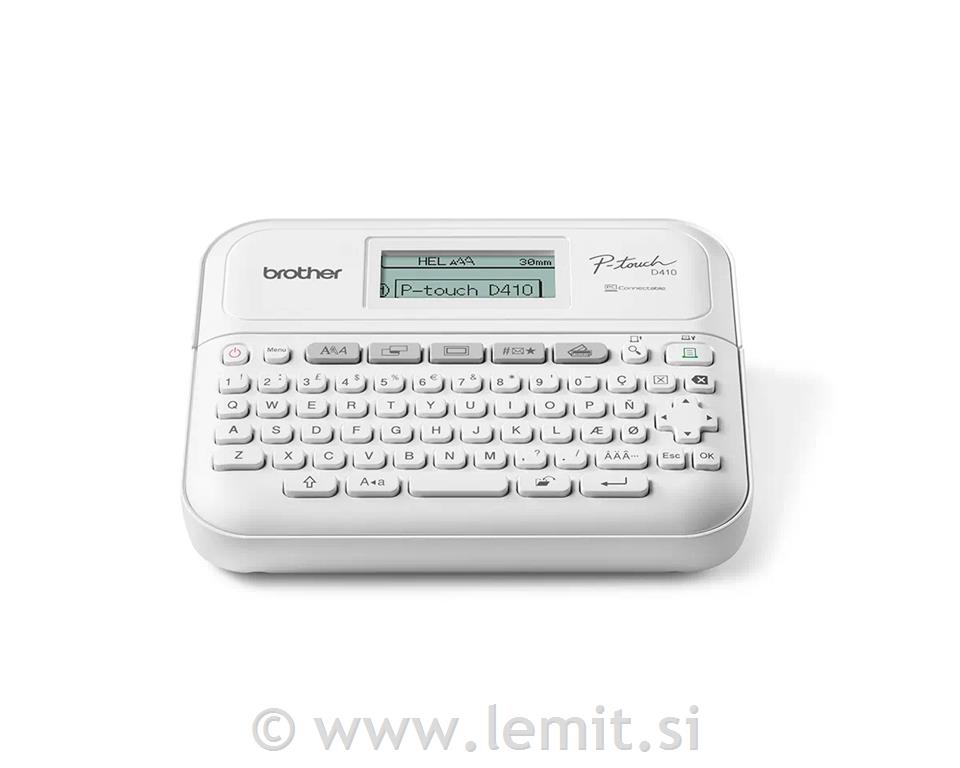 Brother PT D410, tiskalnik nalepk