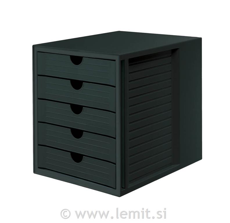 Predalnik SYSTEM BOX zaprt, črn
