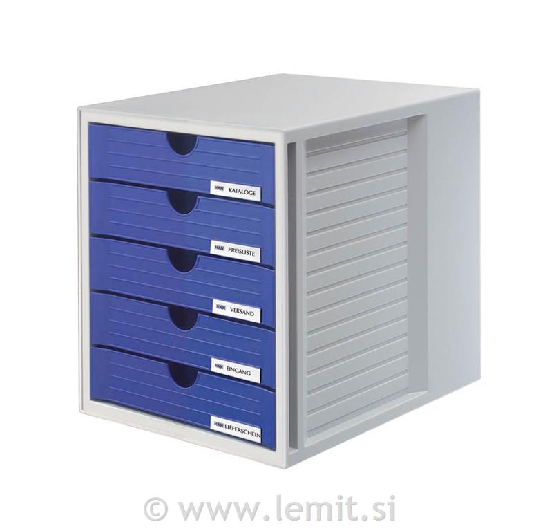 Predalnik SYSTEM BOX zaprt, moder