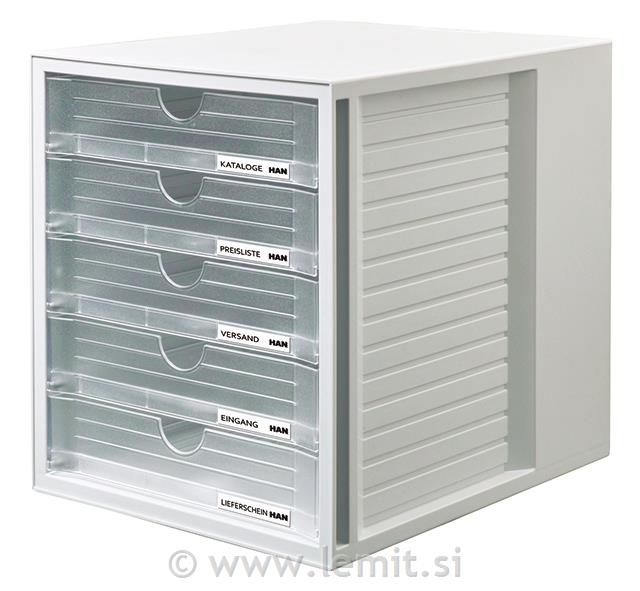 Predalnik SYSTEM BOX zaprt, prozoren