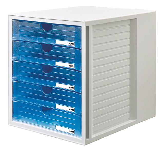 Predalnik SYSTEM BOX zaprt, pros. moder