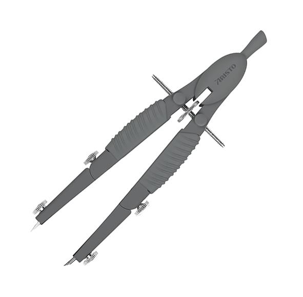 Šestilo 165 mm, sivo