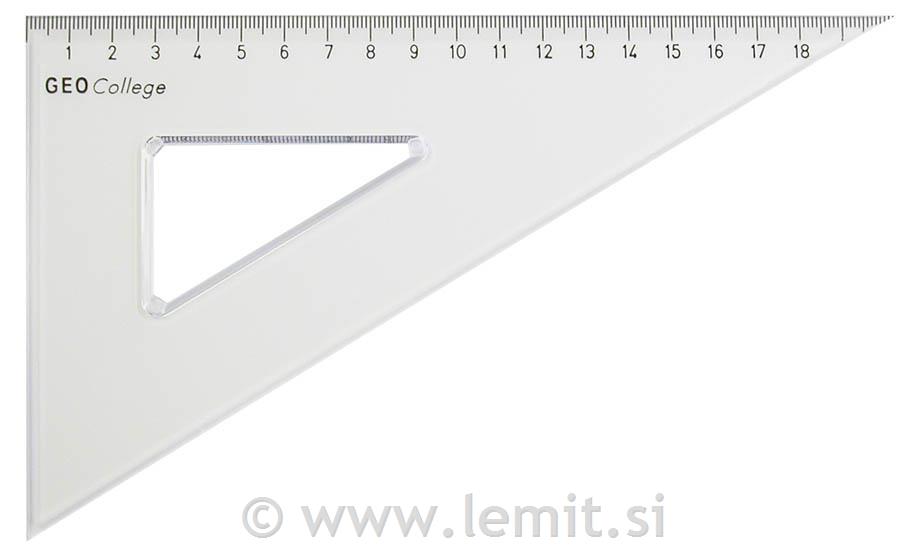GeoCollege trikotnik 60°, 20cm