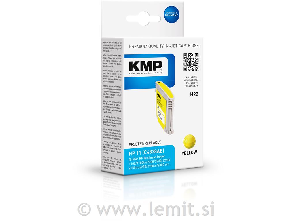 Kartuša KMP HP11 C4838AE , yellow