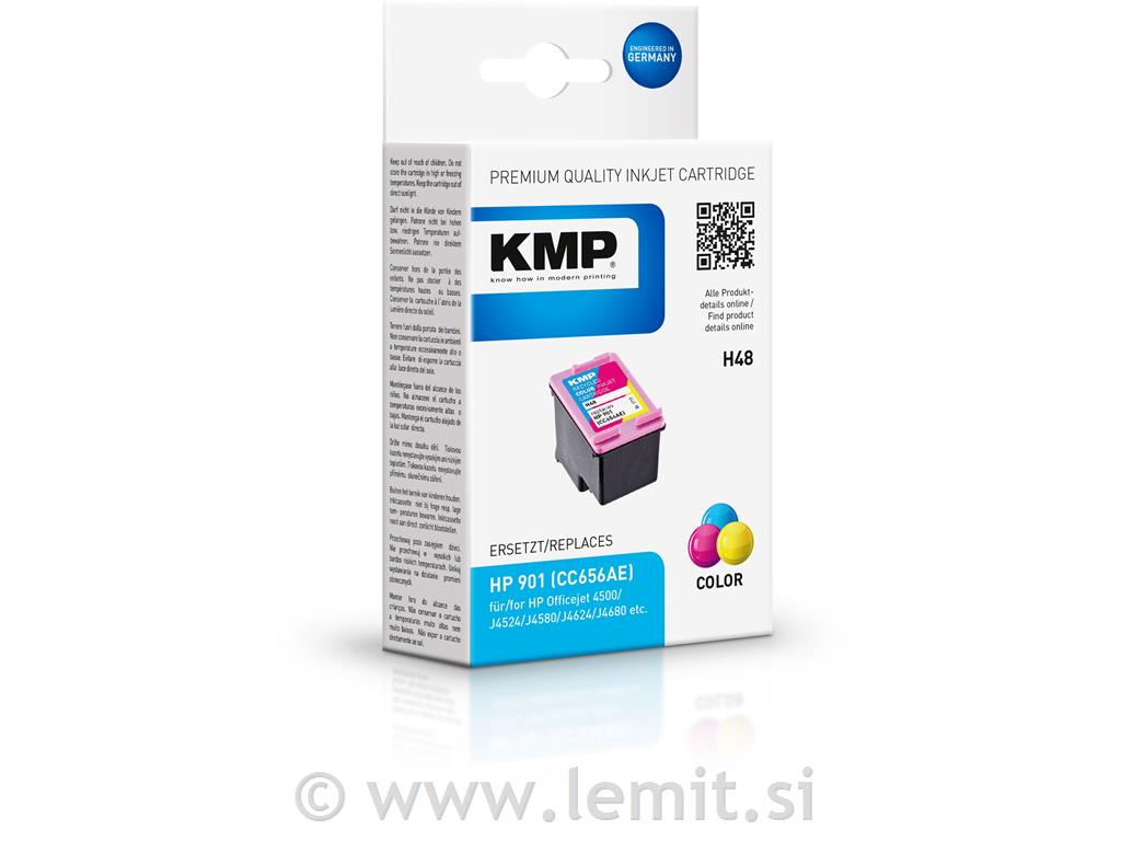 Kartuša KMP HP 901XL CC656EE, barvna