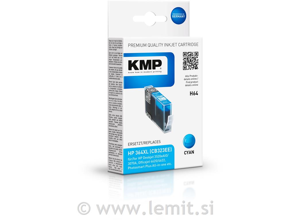 Kartuša KMP HP 364XL CB323EE, cyan