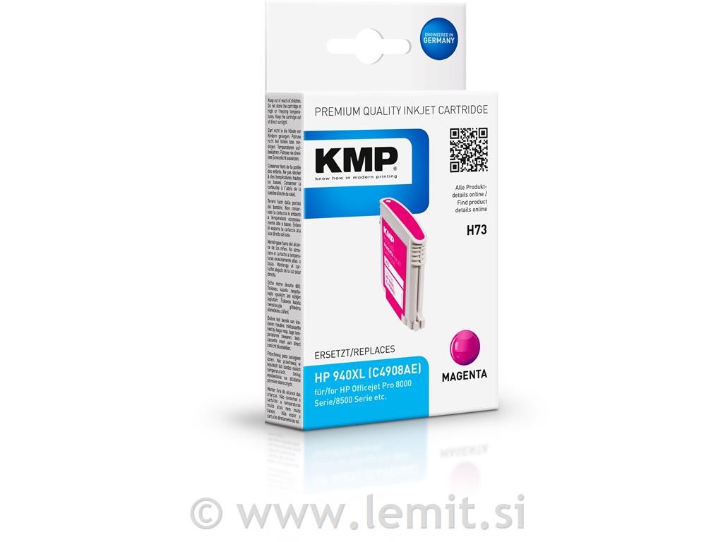 Kartuša KMP HP 940XL C4908AE, magenta