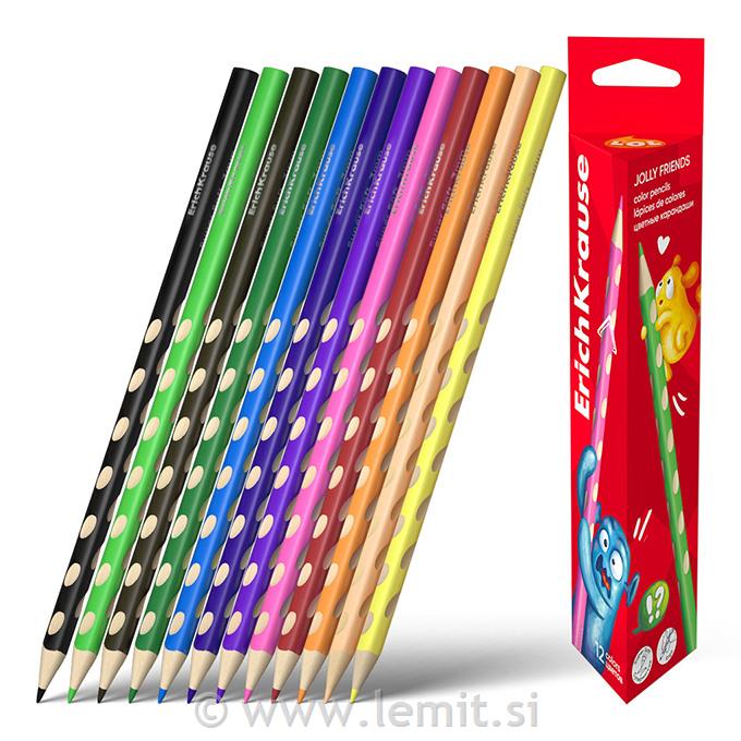 ErichKrause Barvice trikotne, 12 barv