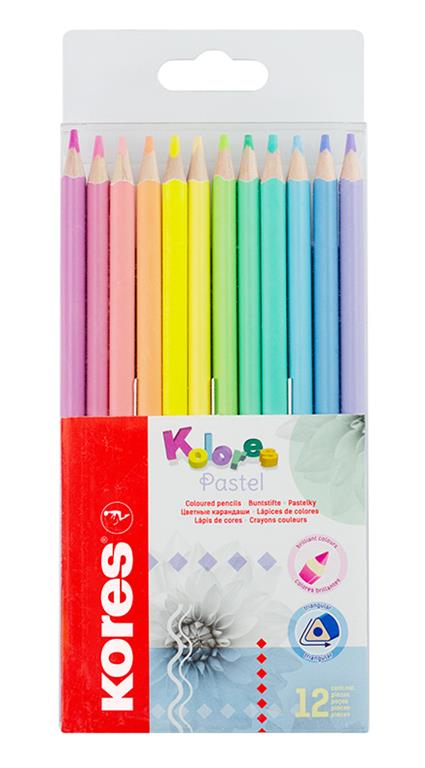 Barvice Kolores Pastel, 12 kos