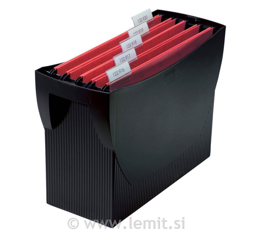 Škatla za viseče mape SWING črna