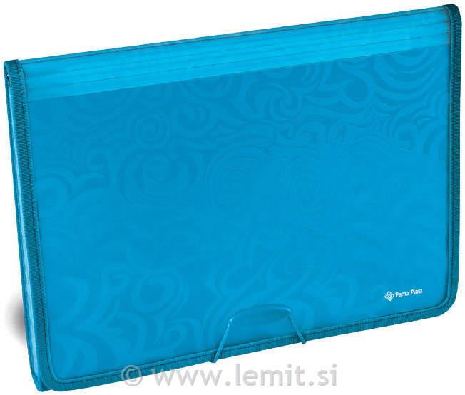 Mapa s 6 razdelki Tai Chi, modra