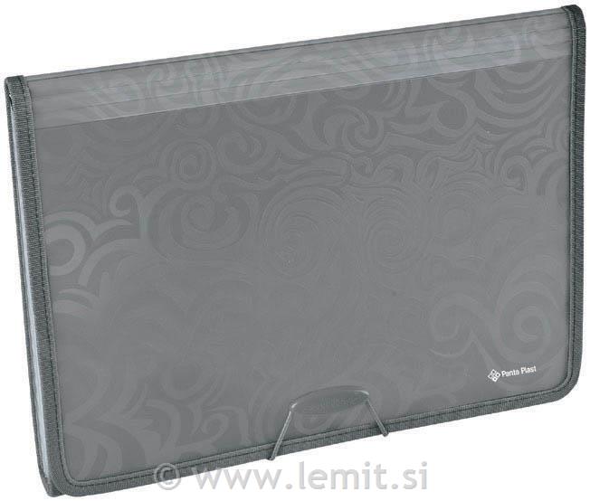 Mapa s 6 razdelki Tai Chi, srebrna