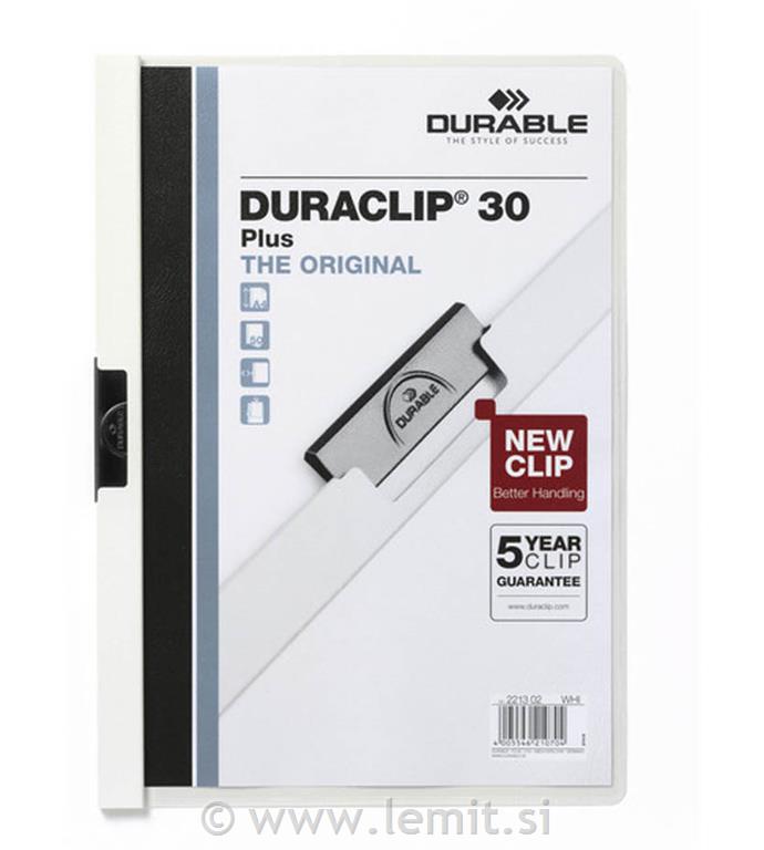 Mapa Duraclip Plus (2213) bela