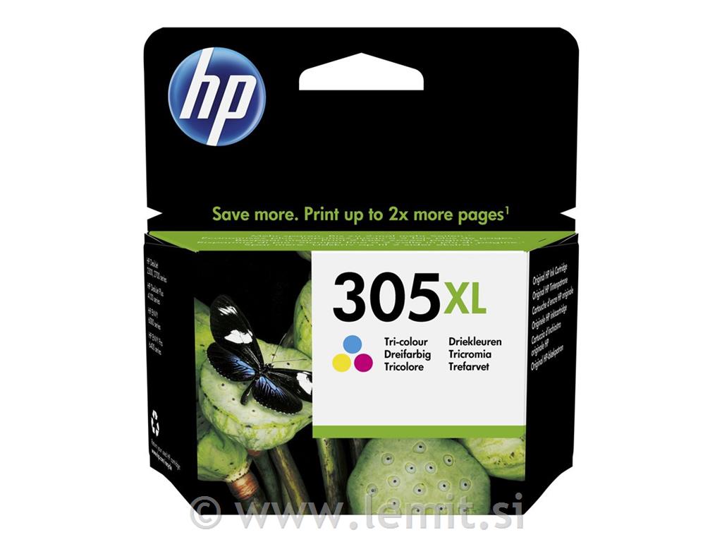 HP 305XL 3-barvna Original Ink kartuša