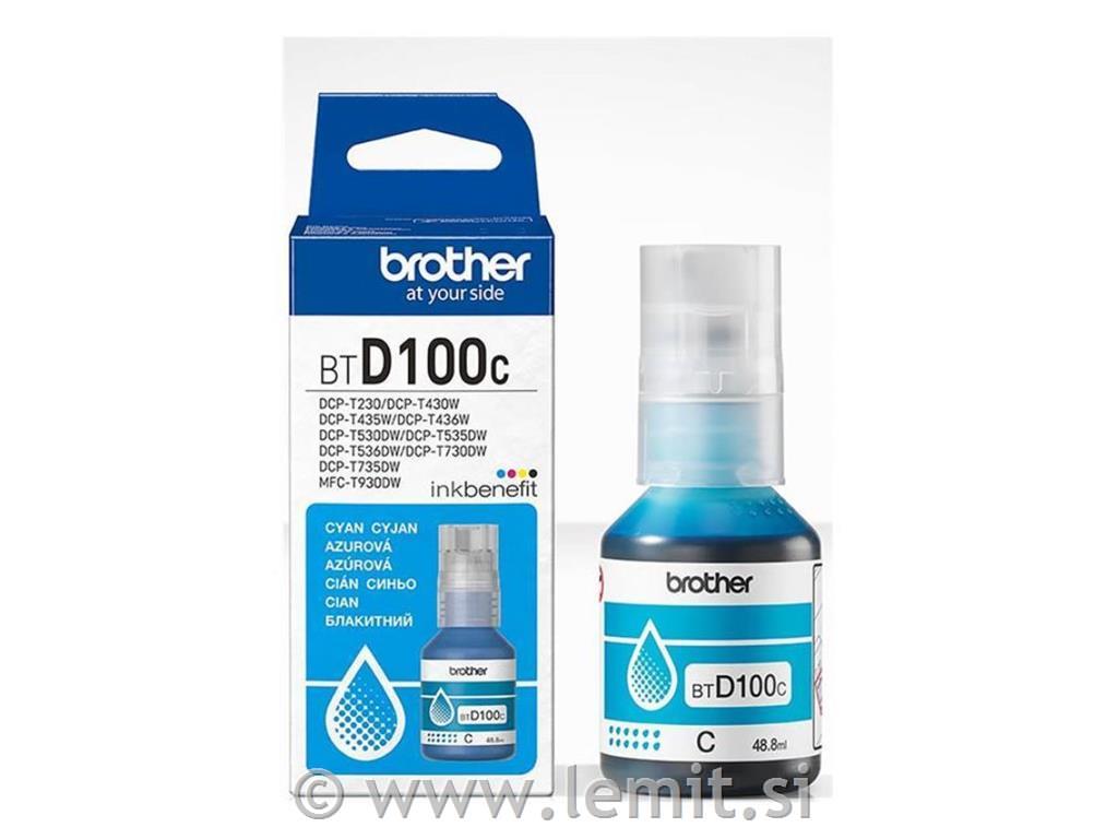 Brother Kartuša D100C, cyan, 5.k str
