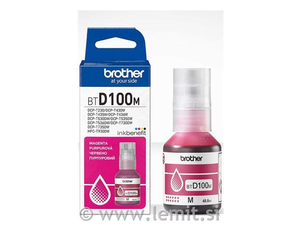 Brother Kartuša D100M, magenta, 5.k str