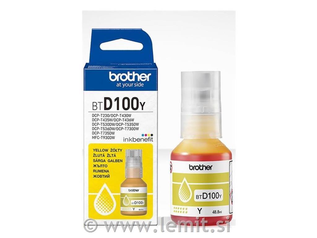 Brother Kartuša D100Y, yellow, 5.k str