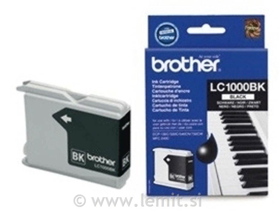 Brother Kartuša LC1000BK, črna, 500 str.