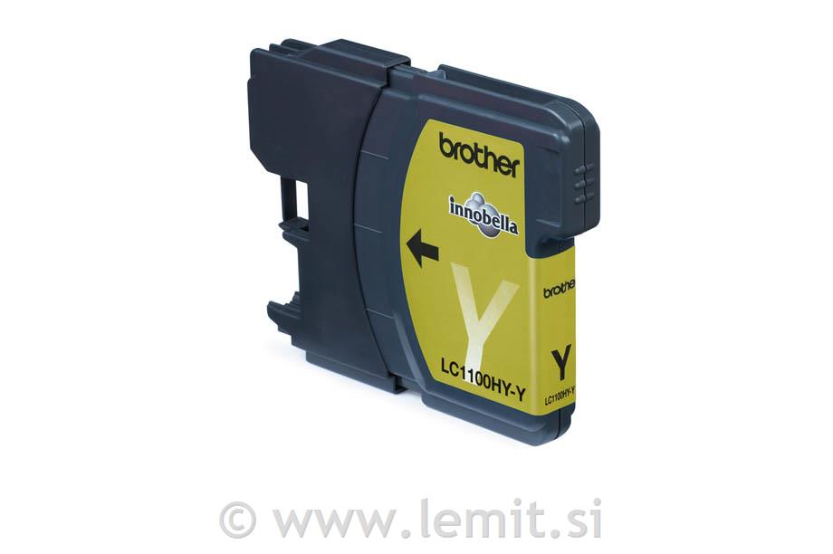 Brother Kartuša LC1100HYY, yellow 750st.