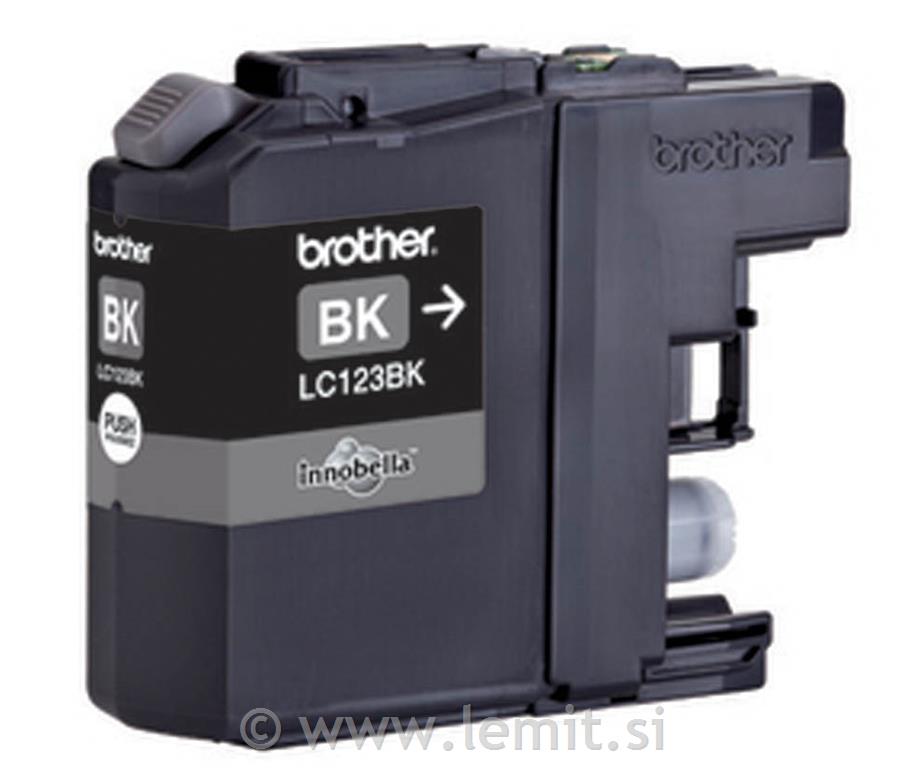 Brother Kartuša LC123BK, črna, 600 str.