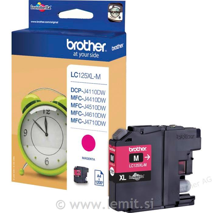 Brother Kartuša LC125XLM, mage., 1200st.