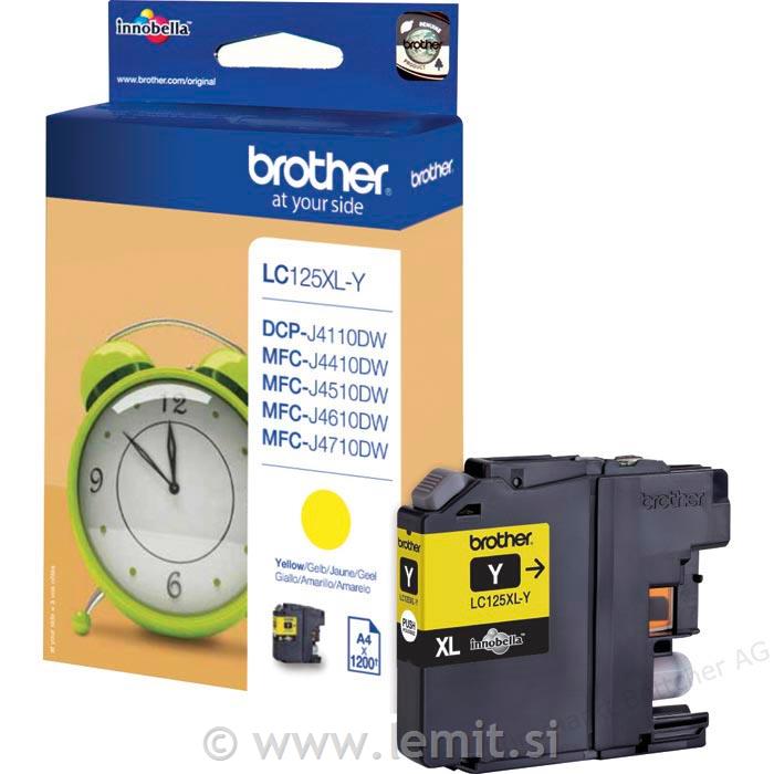Brother Kartuša LC125XLY, yell.,1200st.