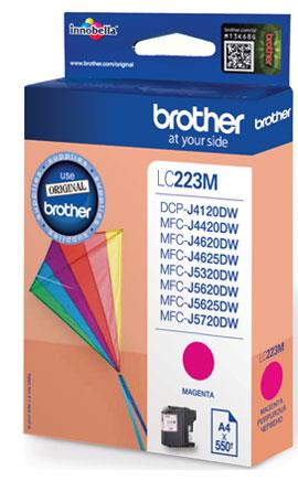 Brother Kartuša LC223M, magenta, 550str.