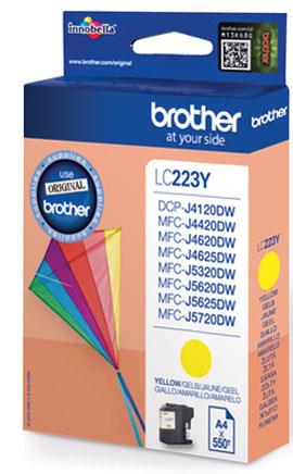 Brother Kartuša LC223Y, yellow, 550 str.
