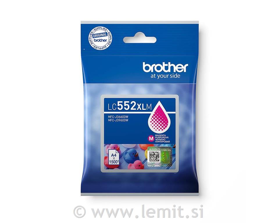 Brother Kartuša LC552XL M, magenta